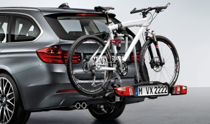 Originalus BMW 2-ju dviračių laikiklis ant kablio