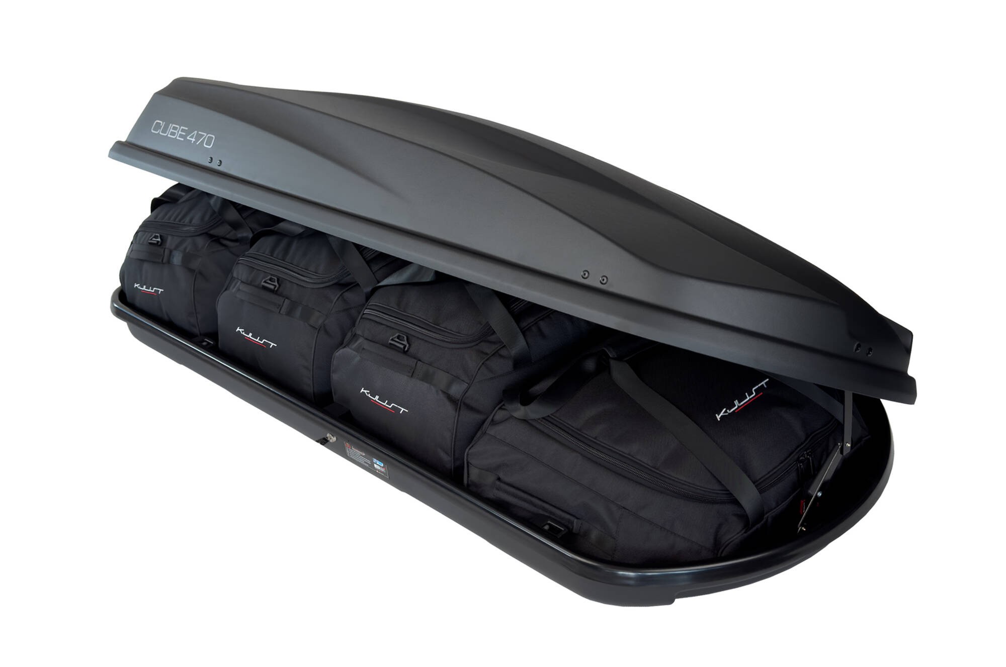 KJUST BAGS SET 4 PCS FOR ROOF BOX LEVUP CUBE 470 KJUST BAGS SET 4 PCS FOR ROOF BOX LEVUP CUBE 470