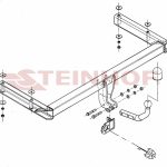 Audi A6 kablys 2004-2011m. (4 durų modeliui)
