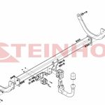 Kablys Citroen C5 universalui (nuo 2008m.)