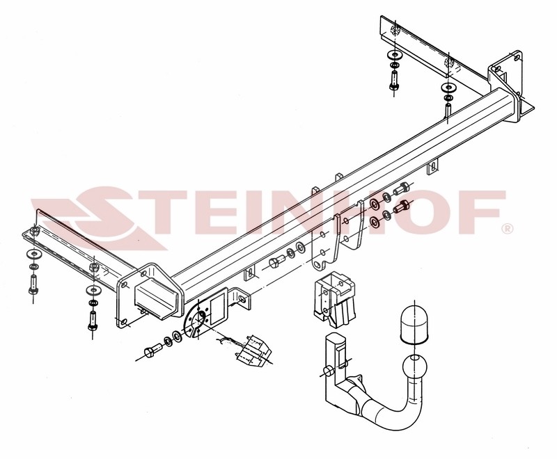 2849.jpg Kablys Opel Astra H universalui - Image 1