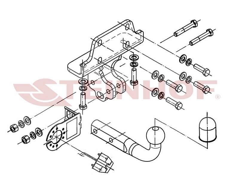 3615.jpg Kablys Toyota Land Cruiser (2003-2009m.) - Image 1